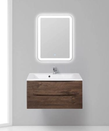 Тумба под раковину Belbagno MARINO Rovere Bianco подвесная 900x450x500 MARINO-900-2C-SO-WO-P