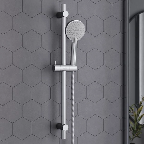 Душевой комплект RedBlu by Damixa Origin One 918100000 хром, серый