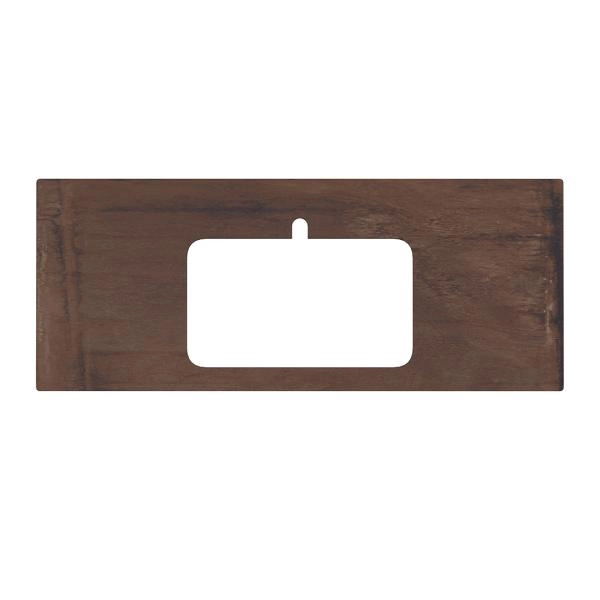 Столешница Kerama Marazzi PLAZA NEXT ПЛАЗА НЕКСТ PL2.DD571300R\120 Столешница из керамогранита для раковин, встраиваемых сверху, Про Феррум 120 см, коричневый натуральный
