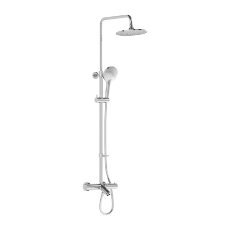 Душевая система VitrA AquaHeat A47208EXP с термостатическим смесителем и ручным душем хром латунь