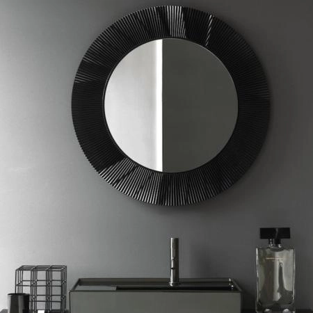 Laufen Kartell Зеркало круглое d=78см, настенное, без подсветки, цвет: черный