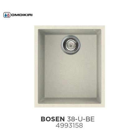 Кухонная мойка Omoikiri Bosen 38-U-BE 4993158, 380х440, ваниль