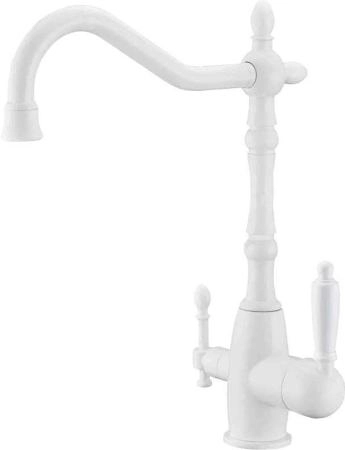 Смеситель для кухни ZORG Sanitary (ZR 312 YF-33-WHITE) белый