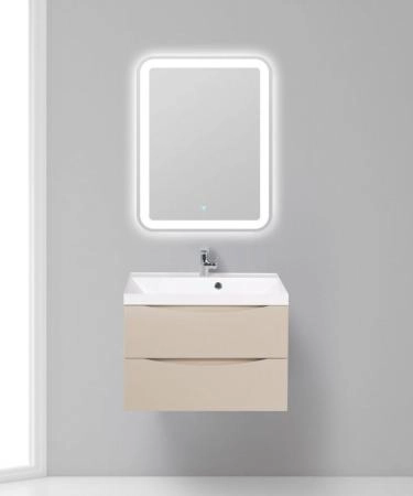 Тумба под раковину Belbagno MARINO Rovere Bianco подвесная 700x450x500 MARINO-700-2C-SO-WO-P