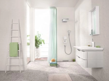 Шланговое подсоединение Hansgrohe Fixfit Square 26455000 с защитой обратного тока , без шарнира