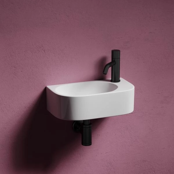 Умывальник подвесной прямоугольный (чаша слева, отверстие под смеситель справа) Element 409x224x110мм