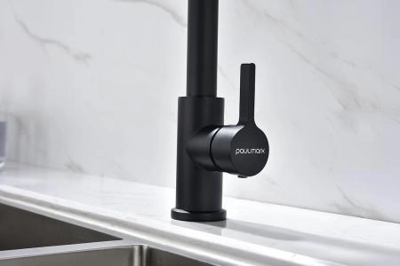 Смеситель для кухни Paulmark Halt антрацит Ha214021-401