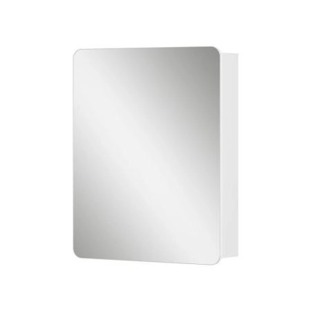 Шкаф зеркальный Volna 60 белый глянец