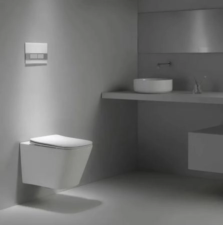 Унитаз Cerutti SPA MAIELLA Aria MW подвесной безободковый белый матовый CT9164 (500х350х320)