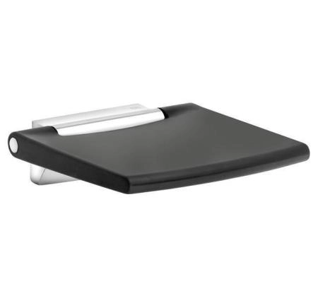 Сиденье для душа Keuco Plan 14983010037 хром/темно-серый (RAL 7021) складное