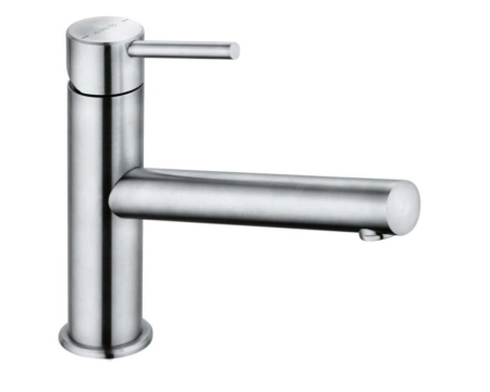 Смеситель Kludi Steel 44850F860 для кухни, нержавеющая сталь, хром