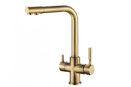 Смеситель для кухни ZORG Steel Hammer (SH 552 BRONZE) бронза