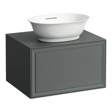Laufen  New Classic Тумба с раковиной, 57.5x45.5x34.5см,1 ящик, подвесная, цвет: серый
