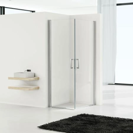 Душевой уголок Vincea Orta VSS-1O9090CL, 900*900, хром, стекло прозрачное