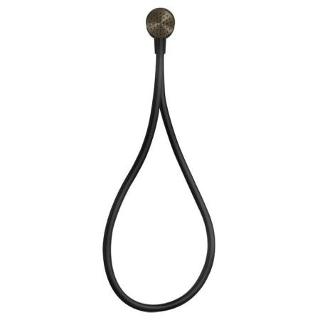 Gessi Hi-Fi Душевой магнитные комплект, состоящий из вывода воды, держателя, Darkflex шланга 1,50 м и лейки, цвет: Antique Brass