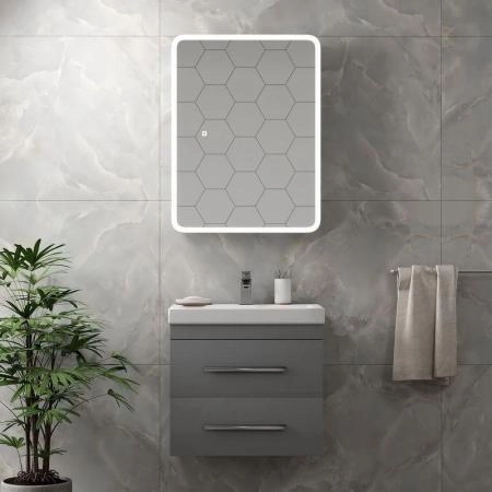 Зеркало-шкаф Континент Emotion LED 600х800 с подсветкой МВК028