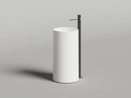 Раковина Salini ARMONIA ROUND 01 S-Sense глянцевая 45x45 130411G напольная