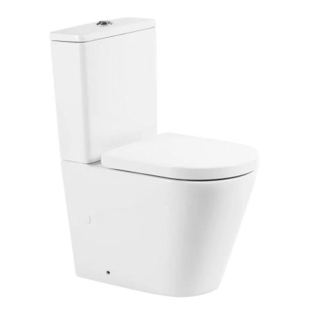 Унитаз безободковый Belbagno FLAY-R BB2149CPR напольный (бачок/сиденье отдельно)