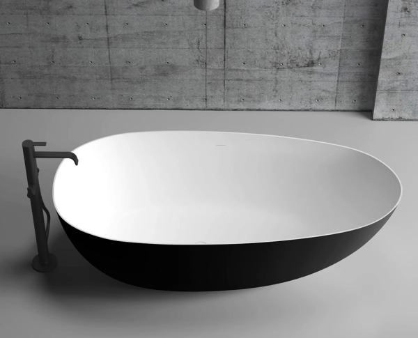 Акриловая ванна ABBER AB9211MB отдельностоящая цвет черный матовый