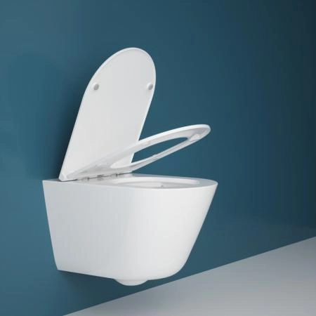 Унитаз ESBANO CLAVEL-53T торнадо безободковый подвесной белый 530x360x360