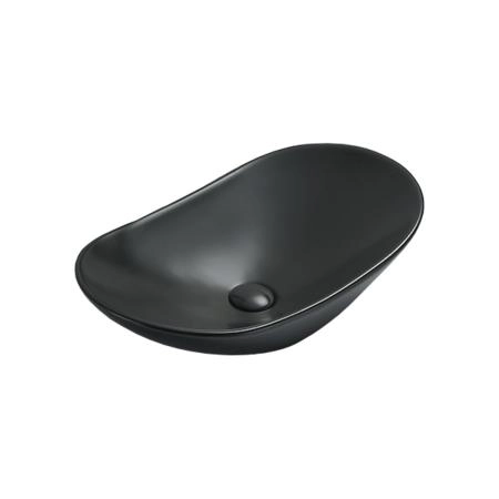 Раковина Vincea VBS-508MB, 615*360*155, накладная, цвет черный матовый