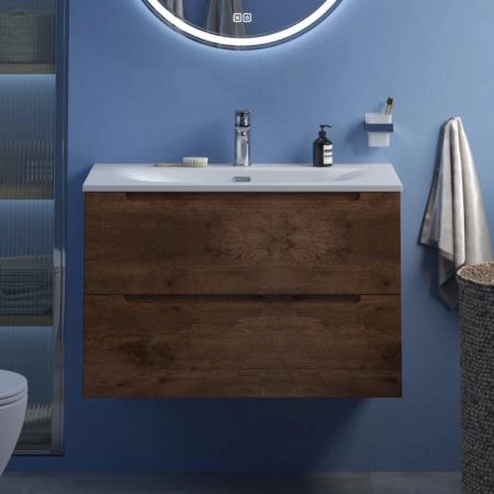Тумба под раковину Belbagno ETNA Rovere Moro подвесная ETNA39-700/390-2C-SO-RW-P