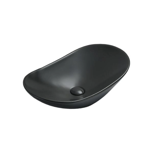 Раковина Vincea VBS-508MB, 615*360*155, накладная, цвет черный матовый