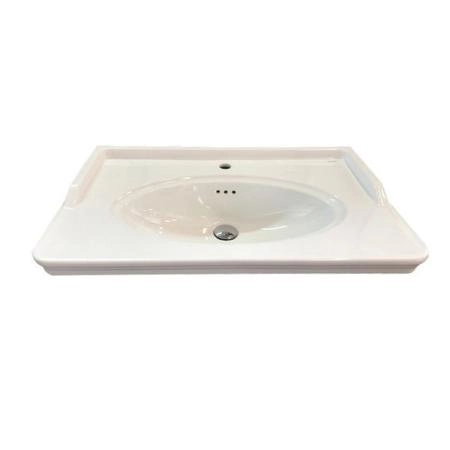 Тумба с раковиной Comforty Неаполь-80 белый глянец