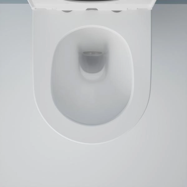 Унитаз ESBANO GARDENA-49T торнадо безободковый подвесной белый 490x360x360