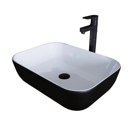 Раковина Grossman GR-4041BW (460*320*140) черно-белая