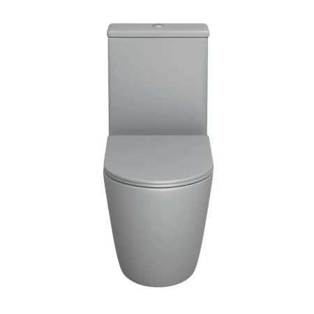 Унитаз Grossman GR-4480GLMS Color (620*365*810) СВЕТЛО-СЕРЫЙ МАТОВЫЙ напольный Безободковыйс