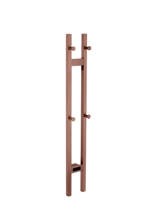 Полотенцесушитель электрический Boheme 2-трубы квадратный COPPER BRUSHED 728-CB