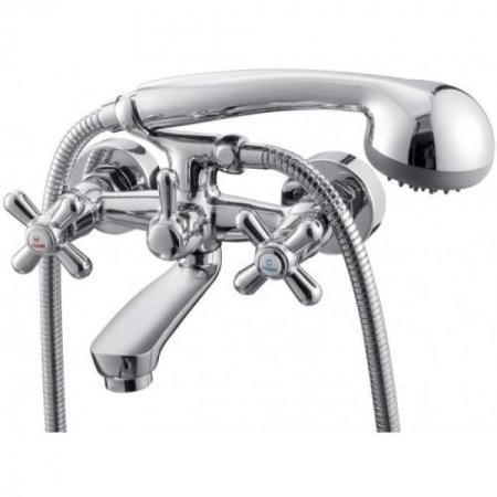 Смеситель для ванны KAISER Carlson (11044) с душем  хром