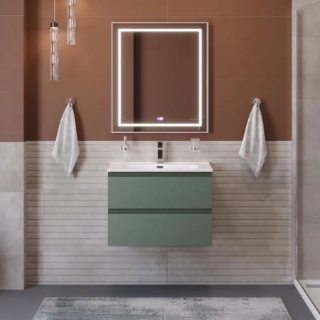 Тумба под раковину Belbagno KRAFT Bianco Opaco подвесная KRAFT 39-600/390-2C-SO-BO