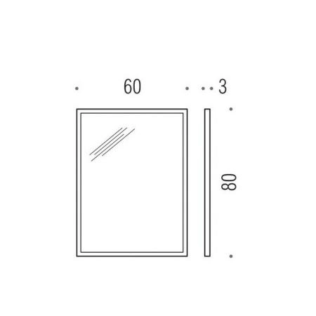 Зеркало Colombo Fashion Mirrors B2044 60х80см