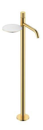 Смеситель STICK Boheme напольный для умыв. GOLD SPIRALE 120-GG.4