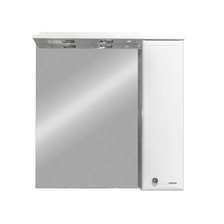 Зеркало-шкаф Comforty Сочи-80 00-00022034CF подвесноебелое