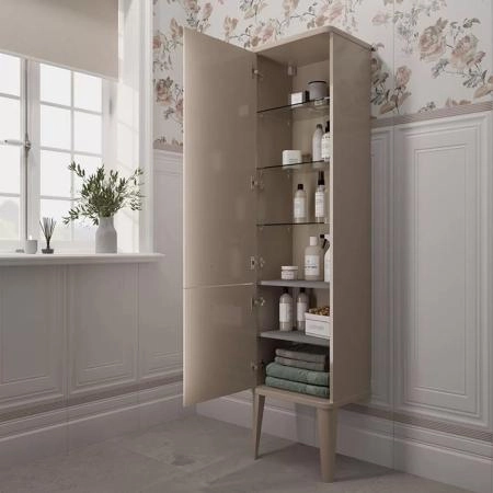 Пенал Kerama Marazzi POMPEI ПОМПЕИ PO.M.150\CAM напольный\подвесной 150, камео бежевый глянцевый