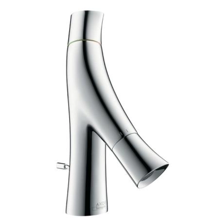 AX Starck Organic Cмеситель для раковины 50, на 1 отв., излив 109мм, с 2 рукоятками, с донным клапаном, цвет: хром