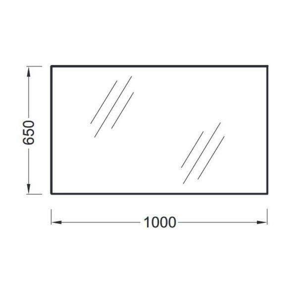 Зеркало Jacob Delafon EB1099-NF 100 см