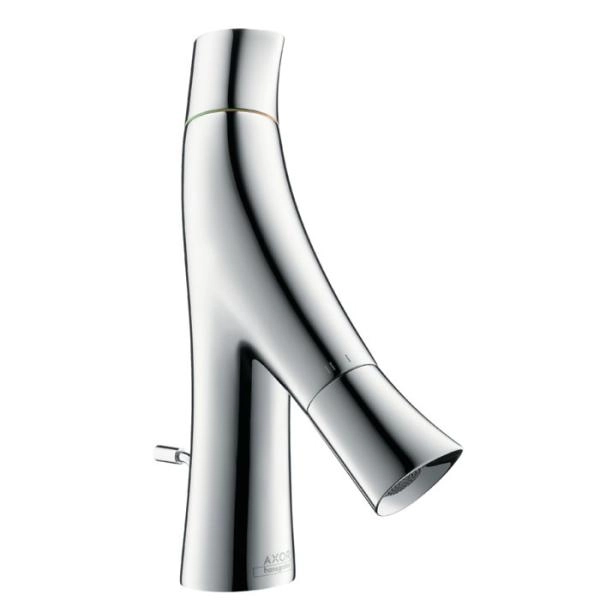 AX Starck Organic Cмеситель для раковины 50, на 1 отв., излив 109мм, с 2 рукоятками, с донным клапаном, цвет: хром