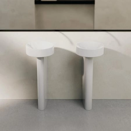 BETTE Suno Pedestal Раковина напольная 34x84cм, без отв., цвет: белый