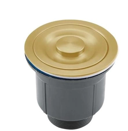 Кухонная мойка Gappo GS6050-3 60x50 сатин золотой нерж.сталь