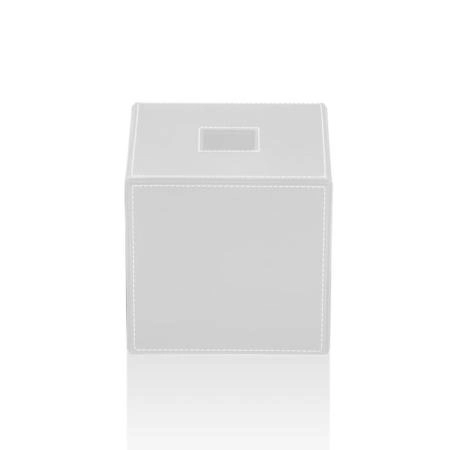 Decor Walther Brownie KB 41 Диспенсер для салфеток 14x14x14см, настольный, цвет: белая кожа