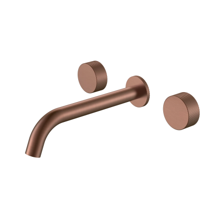 Смеситель из стены Boheme STICK SPIRALE на 3 отв. BRUSHED BRONZE 152-2-BRB.4