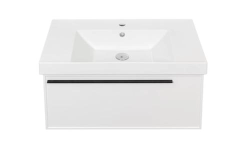 Тумба под раковину LA FENICE Elba Bianco белая 80 FNC-01-ELB-B-80 белый матовый