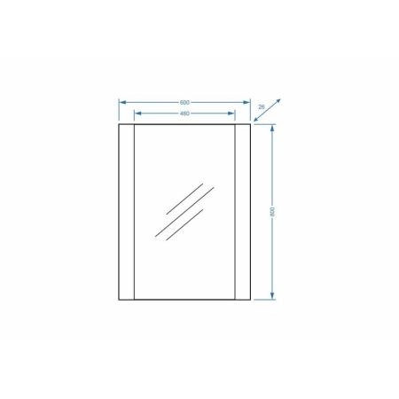 Зеркало Stella Polar Фаворита 60*80