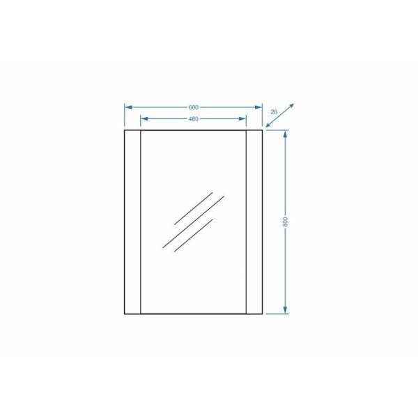 Зеркало Stella Polar Фаворита 60*80