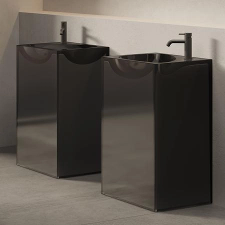 Dea Design Pedestal Basin Раковина напольная 49х45хh88см, цвет: smoky black