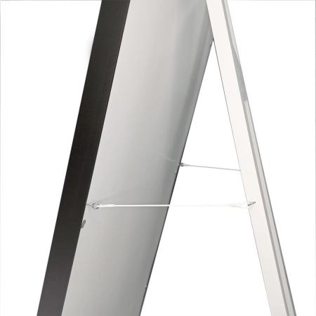 Зеркало Континент Tower Black LED 450x1750 напольное гримерное с подсветкой ЗЛП1095